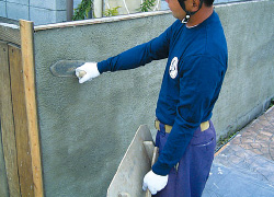 モルタル造形施工手順①