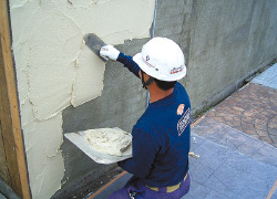 モルタル造形施工手順②