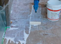 スタンプコンクリートリペア施工手順②