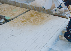 スタンプコンクリートリペア施工手順④