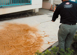 スタンプコンクリート施工手順④