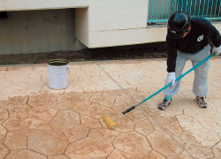 スタンプコンクリート施工手順⑥